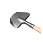 3-in-1 Steel Ice Scraper - 7"