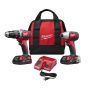 M18 18 V Lithium-Ion Cordless Hammer Drill Driver/Hex Impact Driver Combo Kit