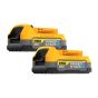Batterie compacte 20V MAX POWERSTACK, 2/pqt