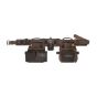 Harnais porte-outils en cuir, 18 poches