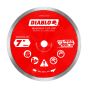 Disque à tronçonner à bord continu diamanté, pour maçonnerie, 7"
