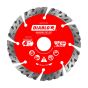 Disque à tronçonner à segments diamantés Turbo, pour maçonnerie, 4 1/2"