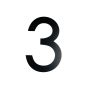 Chiffre d'adresse 3, collection Contemporaine Noire, 9"