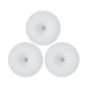 Rondelle DEL pour sous-comptoir, 0,8 W, 80 lm, blanc, 3/pqt