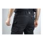 Pantalon, Basalte, en tissu Canvas extensible, grandeur 32, noir