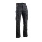 Pantalon, Cortex, extensible, avec poches genouillères, grandeur 31, noir