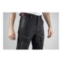 Pantalon, Cortex, extensible, avec poches genouillères, grandeur 31, noir