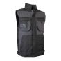 Veste sans manches, matelassée, grand, noir/gris