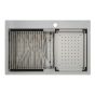 Double Kitchen Sink - Hanko - Stainless Steel - 31" X 20" X 9"