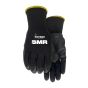 Nitrile Coated Gloves - Black - Small