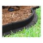 Bordure de paysagement Ecoborder, en caoutchouc, 4', noir