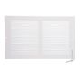 Grille de retour d'air, blanc, 6" x 30"