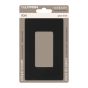 Plaque murale sans vis, Claro, simple, noir