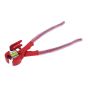 Dénudeur de fil type pince 4-en-1, couteau latéral, rouge