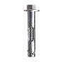 Masonry Anchor - Zinc - 2/Pkg - 2525 lb - 5/8" x 6"