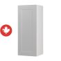 Caisson supérieur 1 porte, Shaker, gris, 12" x 30" x 12 1/2"