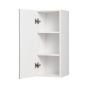Caisson supérieur 1 porte, Shaker, gris, 12" x 30" x 12 1/2"