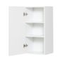Caisson supérieur 1 porte, Shaker, blanc, 18" x 30" x 12 1/2"