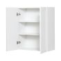 Caisson supérieur 2 portes, Shaker, blanc, 24" x 30" x 12 1/2"