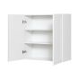 Caisson supérieur 2 portes, Shaker, blanc, 30" x 30" x 12 1/2"