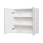 Caisson supérieur 2 portes, Shaker, gris, 30" x 30" x 12 1/2"