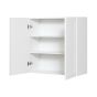 Caisson supérieur 2 portes, Shaker, blanc, 36" x 30" x 12 1/2"