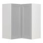 Caisson supérieur de coin 2 portes, Shaker, gris, 24" x 30" x 12 1/2"