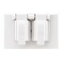 Plug Angle Rubber - Outdoor - White