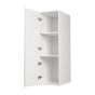 Garde-manger 2 portes, Shaker, gris, 15" x 49 1/4" x 24"