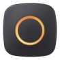 Wireless Push Button Doorbell Lighted, Metal, Black