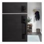 Latch For Exterior Door - Branton/Reminy - Matt Black