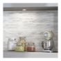 Wall Mosaic - Siberia - White - Marble - 11 8/9" x 9 5/9" x 1/5"