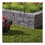 Muret, Twonsend, gris, 16" x 5 3/4" x 4"