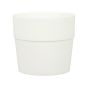 Cache-pot, Groove, intérieur, plastique, blanc, 14 cm