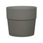 Indoor plastic Potty - Groove - Black - 6.5"