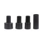 Vacuum Adapter Kit - 4 Pieces - 1-1/4" to 2-1/2" + Fittings