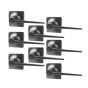 Lever Set For Passage Doors - Windsor - Satin Charcoal - 8/pkg