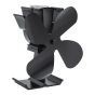 Ventilateur alimenté par la chaleur, noir, 150 CFM