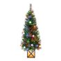 Sapin de Noël, 120 lumières DEL multicolores, 7,5'