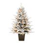 Christmas Tree - LED - Frosted - 4'