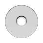 Rond Shower Arm And Flange - Chrome - 6"
