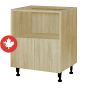 Base Cabinet Microwave - 2 Doors - Sheer Beauty - Wood - 24" x 30" x 15 5/8"