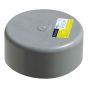Cap Hub - RadonX - PVC - SGV - 4"
