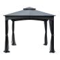 Gazebo à toit souple, 10’ x 10’