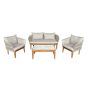 Conversation Set – Beige – 4 pcs