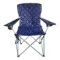 Chaise pliante, plein air, bleu, 55,5 x 84,5 x 98 cm
