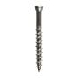 Vis, bois traité, tête plate, inox, #10, 2 1/2", 1 lb