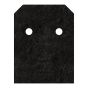 Plaque décorative pour poteau ZMAX, OA AV, noir, 6", 2/pqt