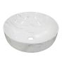 Sink – Porcelain – Round – Marble Finish - 16" x 5"
