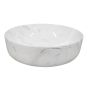 Sink – Porcelain – Round – Marble Finish - 16" x 5"